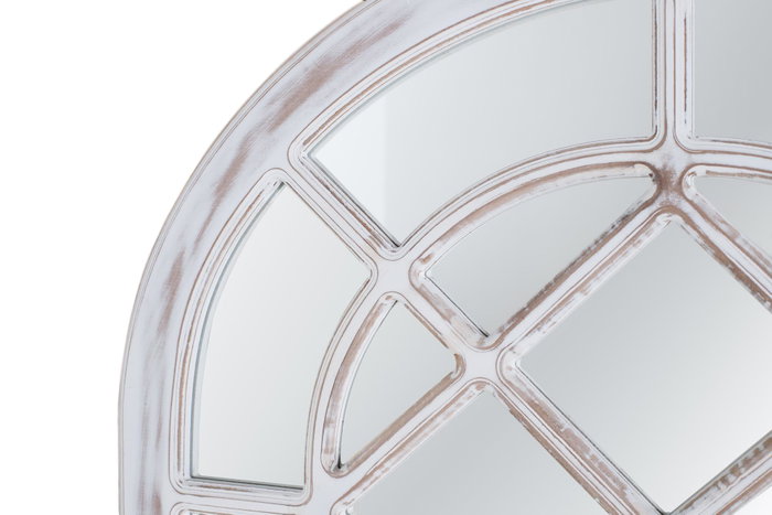 GINER Y COLOMER Miroir artisanal en MDF et verre, Naturel